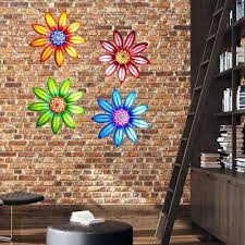 Beautiful Home Metal Flower Wall Art