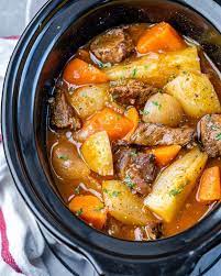 easy slow cooker beef stew healthy