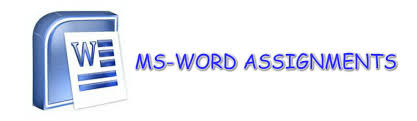 Ms Word Assignments Lms Tech Ed Computer Literacy Website