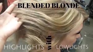 Golden blonde is one of the most popular shades of blonde as it is seen in women of if you want to add even more depth and dimension to your natural golden color, you could try the following highlight and low light combos like Blended Blonde Highlights With Lowlights Youtube