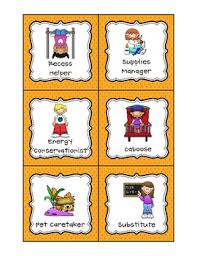 Classroom Jobs Pocket Chart Or Magnetic Set