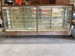 Large Glass Display Case With Glass