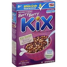 kix berry berry cereal 12 oz box