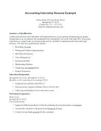 15 Accounting Internship Cover Letter No Experience Sample
