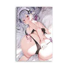 Amazon.com: Sexy Anime Posters Anime Ass Big Tits Hentai Poster Canvas  Poster Wall Art Decor Print Paintings for Living Room 20x30inch(50x75cm)  Unframe-Style: Posters & Prints