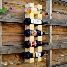 Wall Mounted Hanging Wine Rack