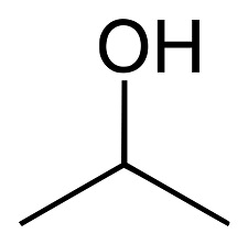 isopropyl alcohol structure formula