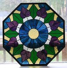 Victorian Octagon Stained Glass Window