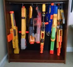 No more nerf darts and guns lying everywhere. Storage Ideas Nerf Gun Storage Ideas