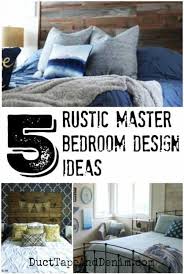 rustic master bedroom design ideas for