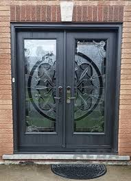 Entry Door With Full Decorative Glass