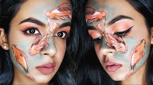 koi fish inspired makeup look 2020