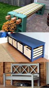You can adjust the measurements to make a smaller bench if desired. 21 Gorgeous Easy Diy Benches Indoor Outdoor A Piece Of Rainbow