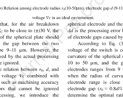 50m electrode gap