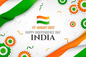 realistic india independence day background