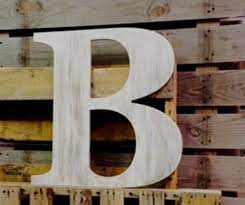 Large Wooden Letters