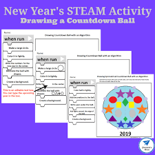 steam activity drawing a countdown ball