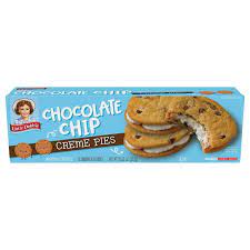 Little Debbie Chocolate Chip Creme Pies gambar png