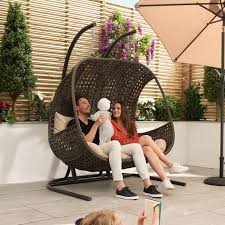 Double Hanging Egg Chair