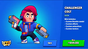 This list includes both skins currently available, and limited time skins. Brawl Stars Challenger Colt World Finals Skin Youtube