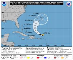 Last year, the national hurricane center ran out of letters in the alphabet, and had to start using the greek alphabet to name. Josephine Weakens Kyle No Longer A Tropical Storm