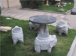 Stone Table And Chair Garden Bench Sets