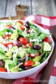 copycat panera greek salad let s