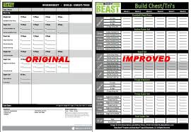 So what is a beast? Improved Body Beast Worksheets Free Download Body Beast Workout Sheets Body Beast Workout Workout Sheets