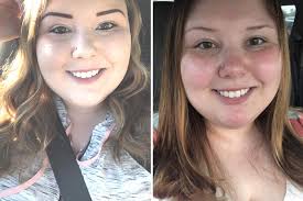 photos with and without makeup