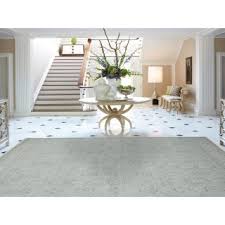 hand knotted wool blend area rug