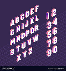 Alphabet Letter Symbols And Numbers Set Design
