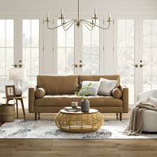 brown leather sofas