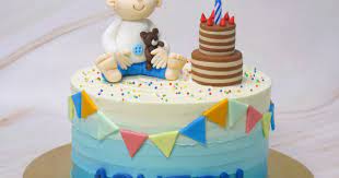 baby birthday party cake