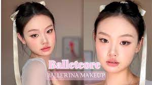 balletcore makeup ethereal ballerina