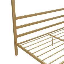 Dhp Rory Gold Metal King Canopy Bed