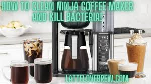 how to clean ninja coffee maker and