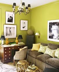 Green Walls Living Room