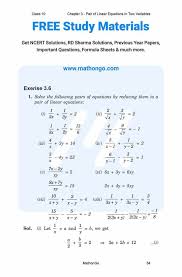 class 10 maths chapter 3 exercise 3 6
