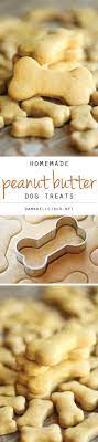 homemade peanut er dog treats