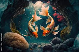 4k underwater koi fish wallpaper