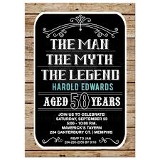 Create your own printable chinese new year invitations. Man Myth Legend 50th Birthday Invitation 50 Year Old Man Birthday Invite