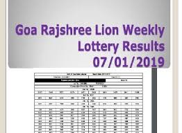 Goa Lottery Rajshree Pearl Results 07 10 2019 8 10 Pm Goa