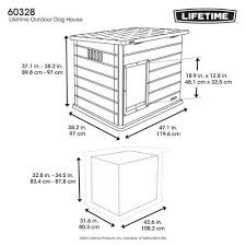 Lifetime Deluxe Dog House 60328 Heater