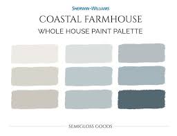 Coastal Farmhouse Paint Palette Sherwin