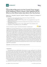 Pdf Out Of Band Response For The Coastal Zone Imager Czi