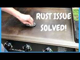 blackstone griddle rust issue tips and
