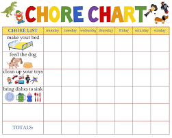 15 Free Printable Chore Charts For Kids