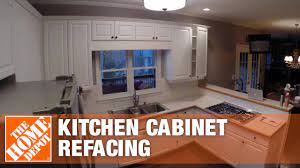 Kitchen cabinet refacing home depot reviews laminate ideas. Kitchen Refacing Time Lapse The Home Depot Youtube