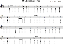 O Christmas Tree Tin Whistle Music