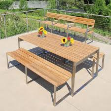 Modern Teak Outdoor Dining Table Bond